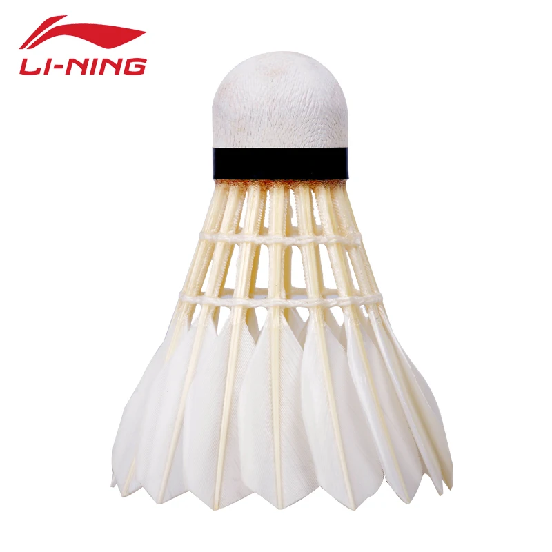 Воланчики для бадминтона на уровень игры Li Ning с гусиными перьями A + 100 5
