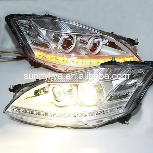 2005 2009 год для Benz W221 головной светильник светодиодный передний с AFS функция Хром
