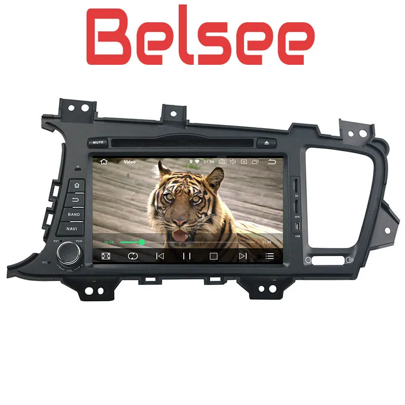 Магнитола Belsee Kia K5 Optima 2011 2012 2013 Din Android 8 стерео радио GPS DVD головное устройство