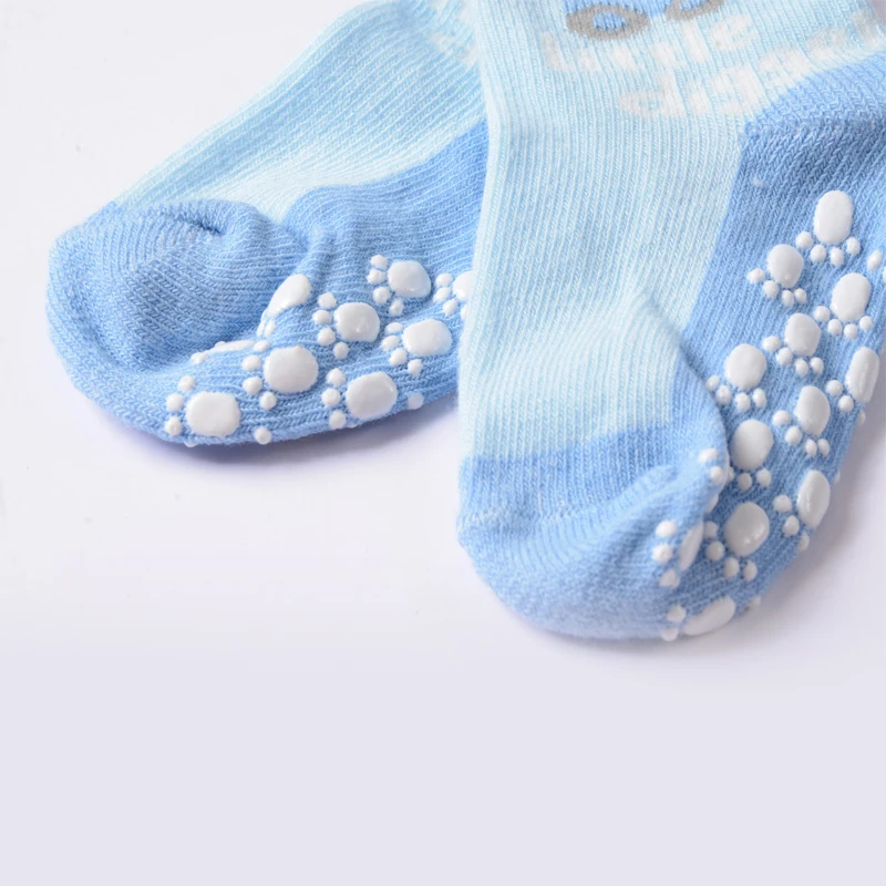 Носки bebes мягкие хлопковые нескользящие для новорожденных мальчиков и девочек 3