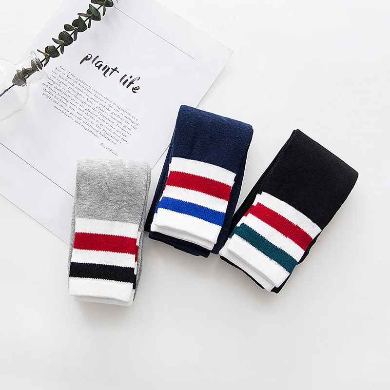 Колготки для девочек на весну осень 2019 Классические колготки в полоску маленьких