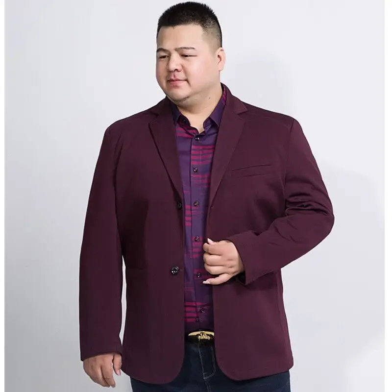 Новое поступление брендовой одежды 10XL 9XL 8XL 6XL осенний костюм Блейзер мужские