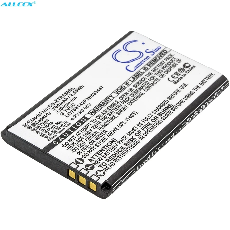 Аккумулятор Cameron Sino для ZTE R550 700 мАч LI3708T42P3H533447 | Мобильные телефоны и аксессуары