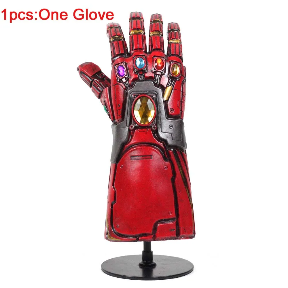 Iron Man Glove 36x16 см новые перчатки Железный человек Бесконечность камни руки латексные перчатки Мстители 4 экшн фигура супергероя Хэллоуин косплей - Цвет: Iron Man Glove