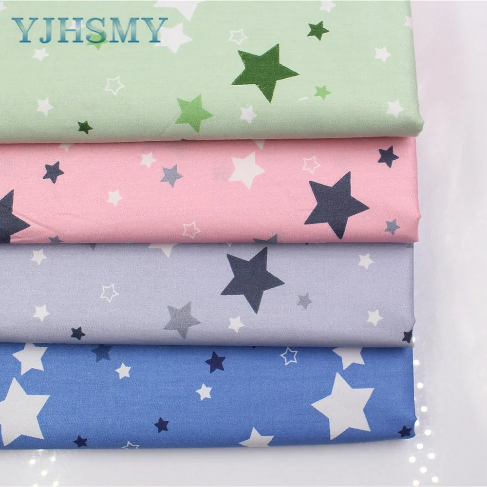 YJHSMY 177282 хлопковая ткань серии Star ширина 50x160 см/шт набор постельного белья ручной