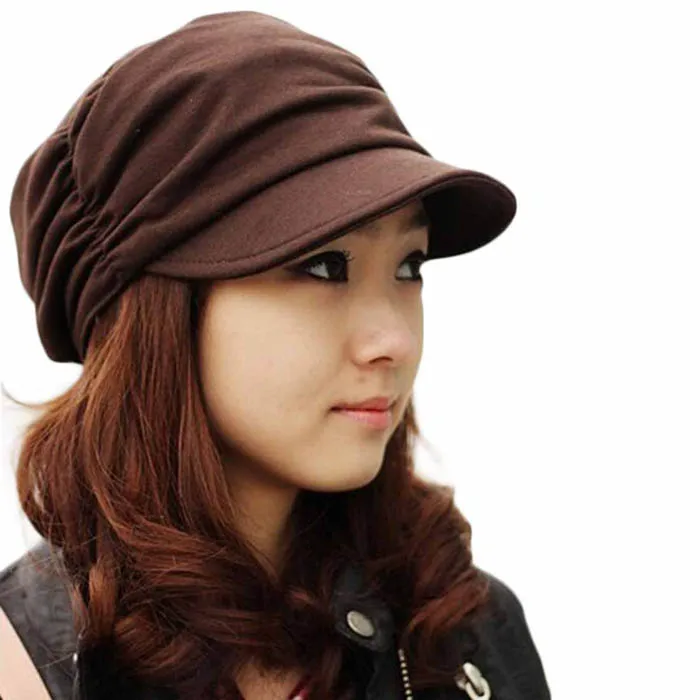 Потрясающая модная однотонная женская кепка в стиле милитари с плоским верхом, шапка для студентов, винтажная шляпа на зиму осень в морском стиле