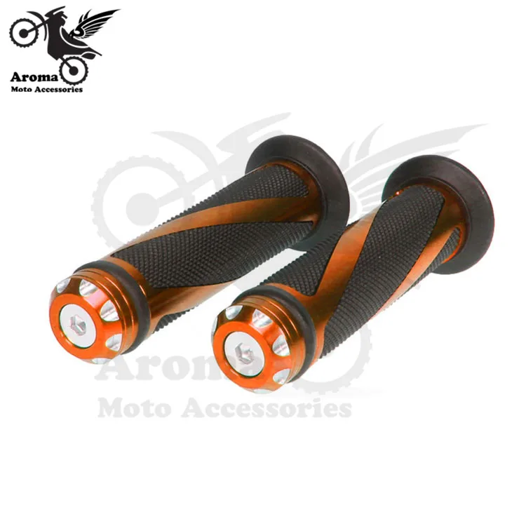 orange 22 мм, 7/8 дюймов, руль для мотоцикла, универсальный, цветной, для мотоцикла, rbike, ручка для honda moto, аксессуары, ручка для мотоцикла, красная, блестящая часть - Цвет: orange