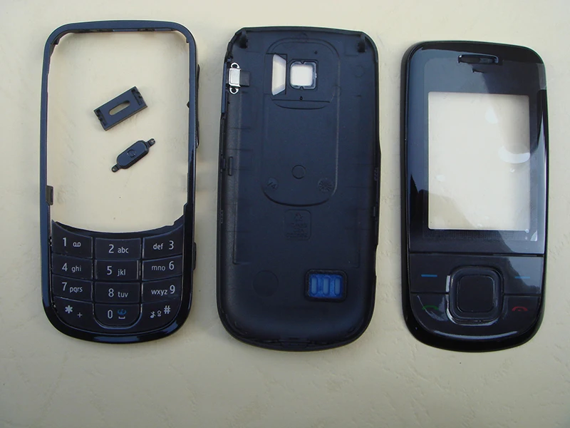 

Черный Корпус Крышка батарейного отсека чехол клавиатура для Nokia 3600S