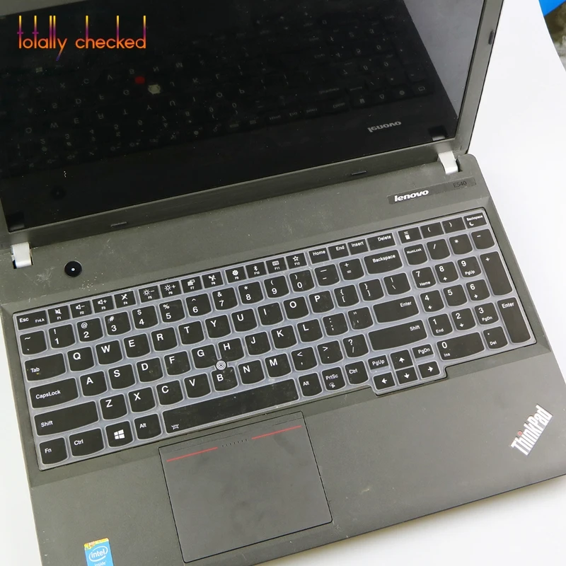 Силиконовая клавиатура для ноутбука L580 15 ''для lenovo ThinkPad T590 E590 P51S P52S E580 T570 T580 15,6 дюймов - Цвет: black
