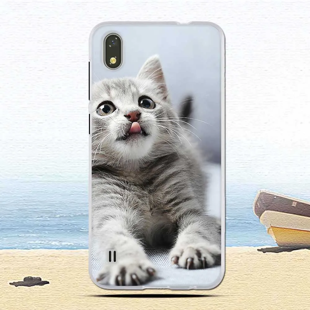 54 Чехол с рисунком кота для zte Blade A530 A606, мягкий ТПУ для zte Blade A530 BA530 A606, чехол 5,4", Чехол для телефона s, задняя крышка A 530 A 606 - Цвет: 54