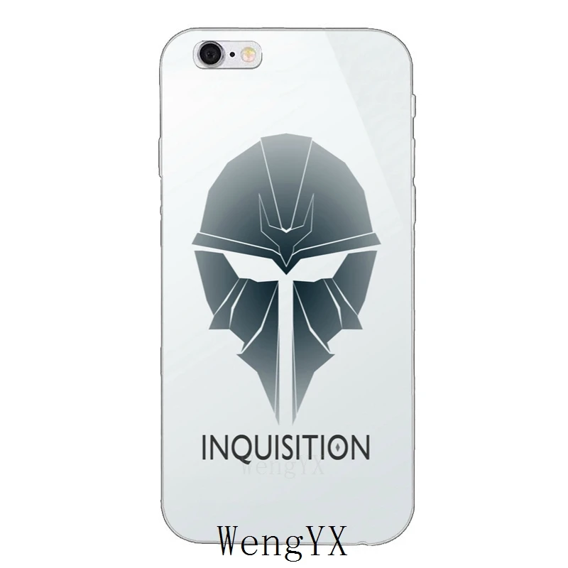 Тонкий силиконовый мягкий чехол для телефона Dragon Age инквизиция iPhone 4 4s 5 5s 5c SE 6 6s plus