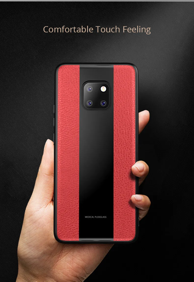 Роскошный чехол для Huawei Mate 20 Pro из искусственной кожи деловая сумка телефона 20X