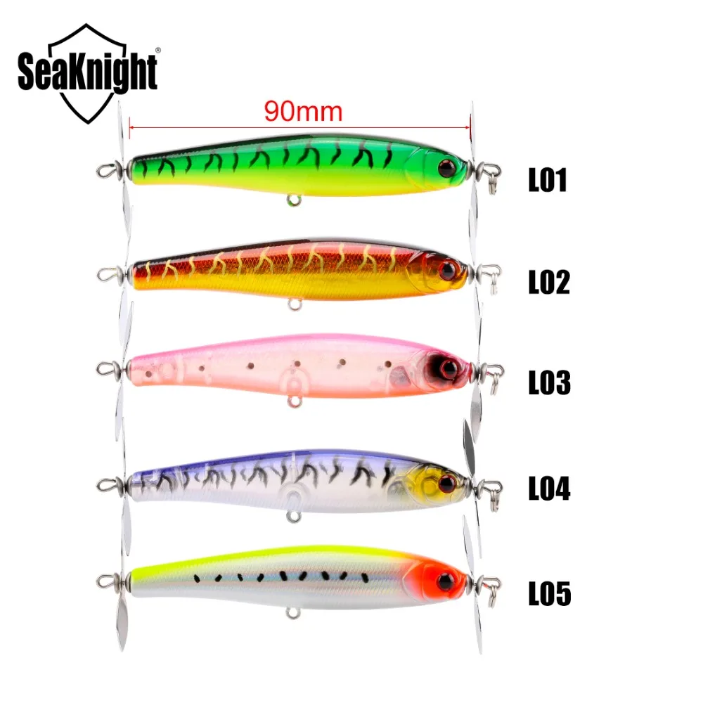 SeaKnight бренд SK034 Серия 1 шт. приманка для рыбалки карандаш Topwater 90 мм 3 54 "14 5 г