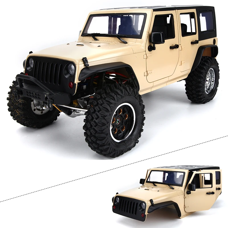 Несобранный корпус автомобиля с колесной базой 12 3 дюйма 313 мм для 1/10 Rc Crawler Jeep Cherokee