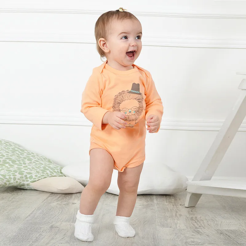 Brand Baby Boy Bodysuit Newborn White Long Sleeve Cotton Jumpsuit Infant I Love Mama Papa Costume Onesie |