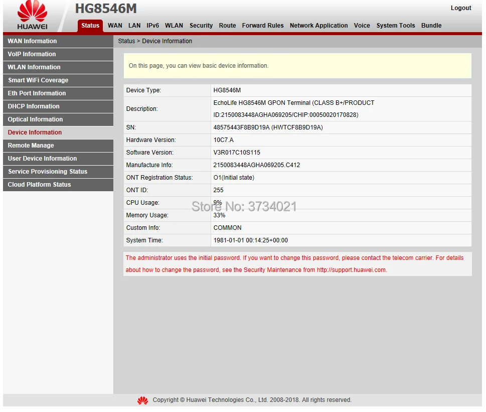huawei GPON ONU HG8546M с 4* LAN портами+ 1* телефонный порт+ wifi, HG8546M GPON ONT