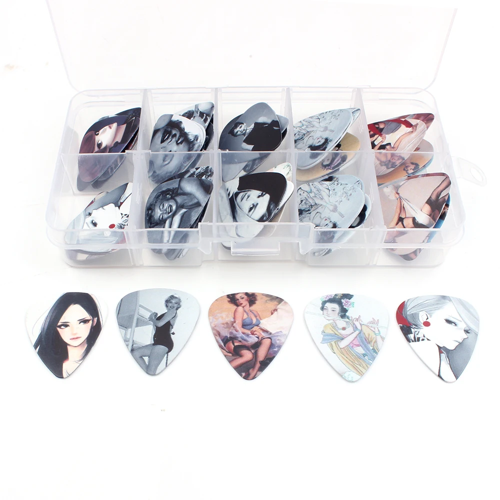 SOACH 50 шт. коробка для выбора гитар аксессуары гитары инструмент прослушивания