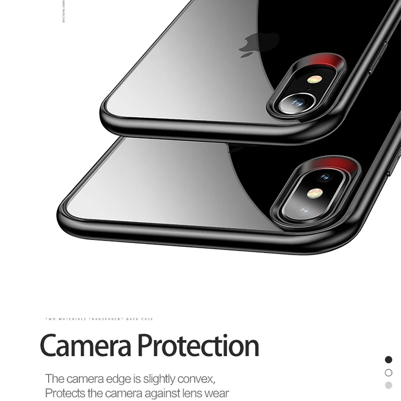 USAMS чехол для iPhone XR X Роскошный Жесткий задний пластиковый XS Max ультра тонкий