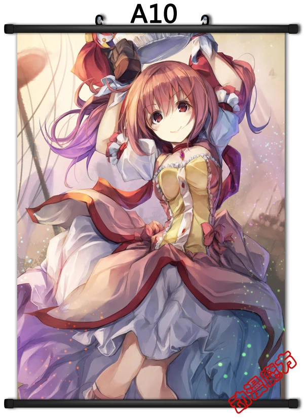 Аниме Puella Magi Madoka Magica Kaname и инкубатор QB & Akemi Homura домашний декор настенные прокрутки