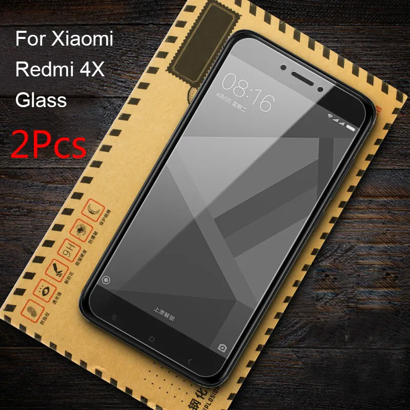 2 шт./лот защита для экрана Xiaomi Redmi 4x 4a 5 закаленное стекло Защитная пленка a1 2.5D 0 26