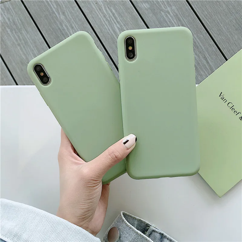 Чехол для Iphone X Xs Max 6s 7 8plus Xr из мягкого ТПУ|Бамперы| |