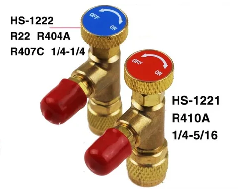 Клапан управления удержанием хладагента R410A R22 R407C, Зарядный Клапан кондиционера