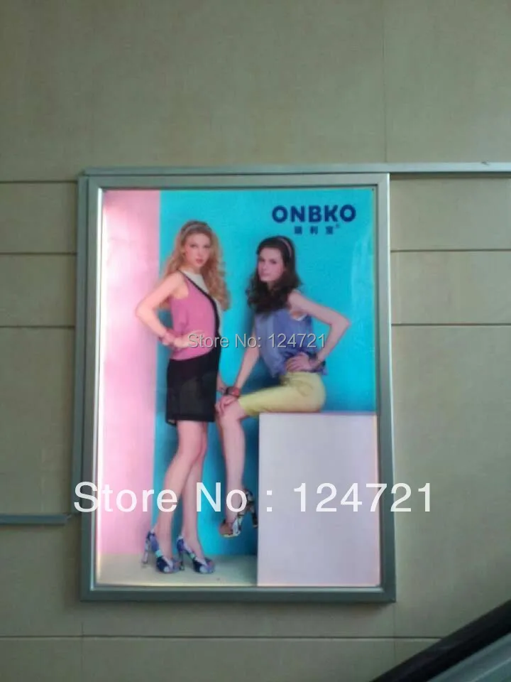 Алюминиевые светодиодные фоторамки a1 размер наружный светодиодный дисплей