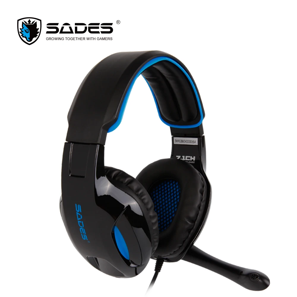 SADES SNUK Virtual 7,1 игровая гарнитура с объемным звуком, USB наушники для геймера