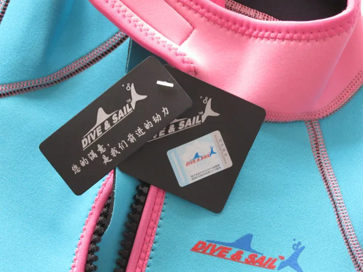 Детский неопреновый купальник с длинным рукавом 2 5 мм|wetsuits for kids|dive & sailneoprene suit |