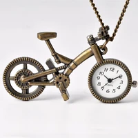 6033 fashion pocket watch bicycle model shi ying pocket watch retro mens and womens pendant necklace antique pocket watch