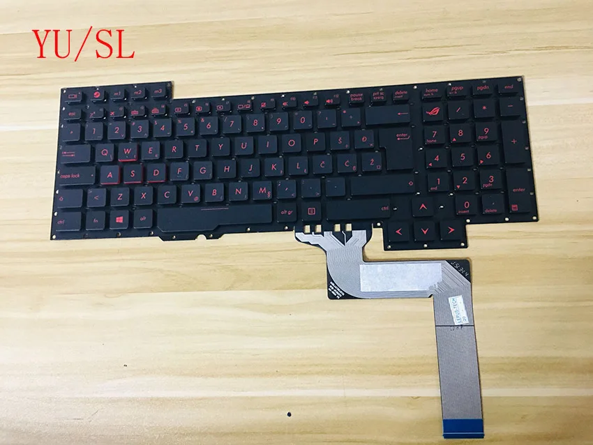 Клавиатура для ASUS ROG 751J G751 G751JY G751JT G751JM раскладка