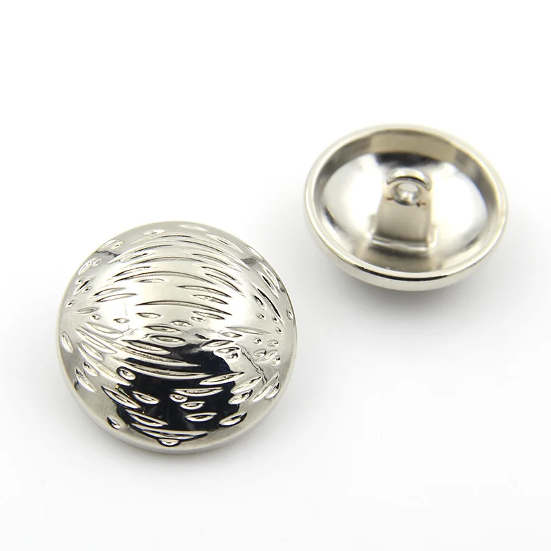 Meetee 10pcs 15/18/20/22/25mm Fashion Metal Button Round Shank DIY Coat Garment Decorative Sewing Crafts Accessories D2-5 | Дом и сад