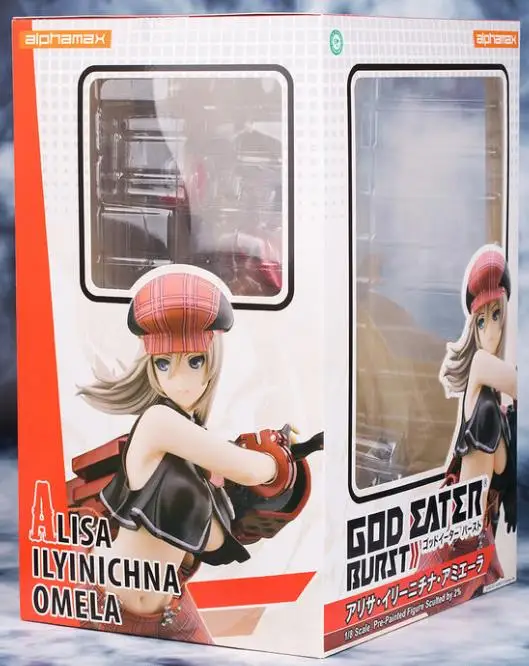 Японское аниме Alphamax Game God Eater burst Alisa Ilyinichna Omela 1/8 Масштаб Сексуальная Девушка ПВХ