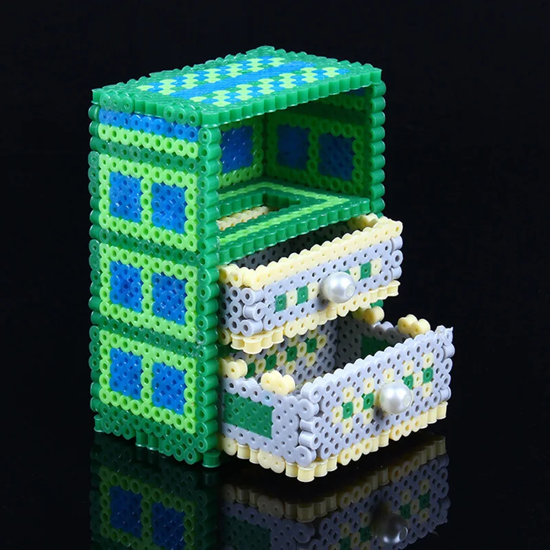 1000 шт. 5 мм Hama/игрушка из бисера Perler Kids Fun Craft DIY Handmaking Fuse Bead многоцветные творческие