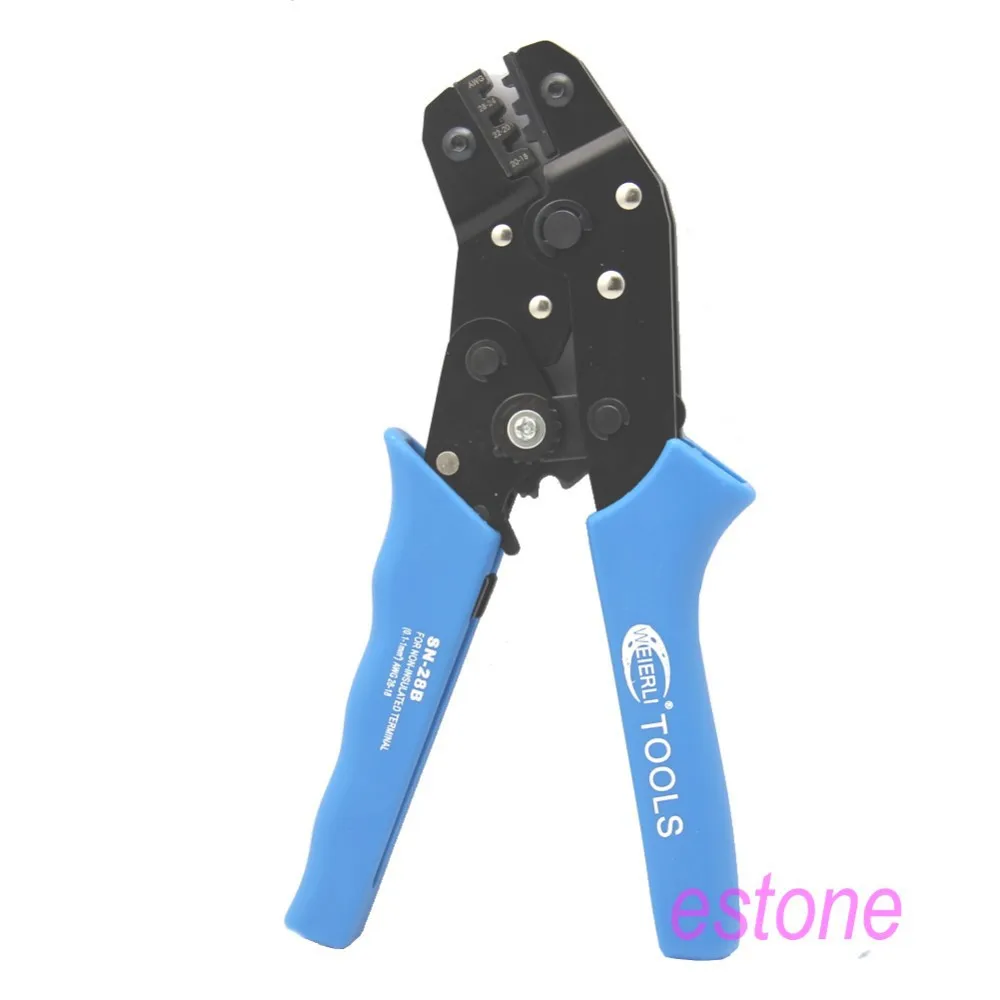 

SN-28B Pin Crimping Tool 2.54mm 3.96mm 28-18AWG Crimper 0.1-1.0mm2 For Dupont
