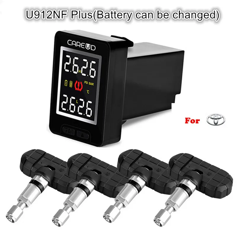 Беспроводная система контроля давления в шинах CAREUD TPMS U912 4 внешних внутренних