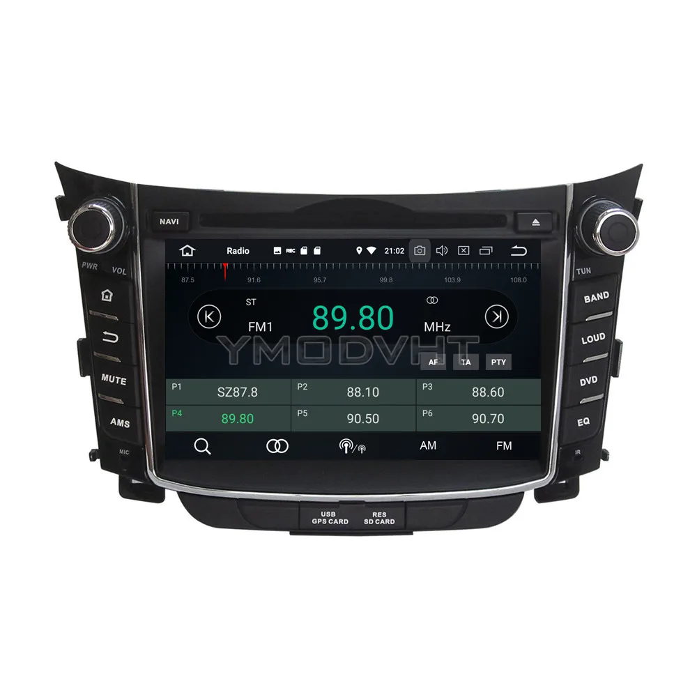 YMODVHT 7 дюймов Android 8 0 Восьмиядерный PX5 4 Гб ОЗУ 32 ПЗУ автомобильный DVD плеер Радио