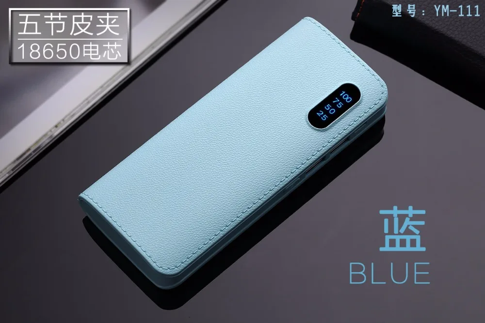 Новый 20000 мАч power Bank Портативный 18650 bank Аккумулятор power-bank с двойной светодио дный