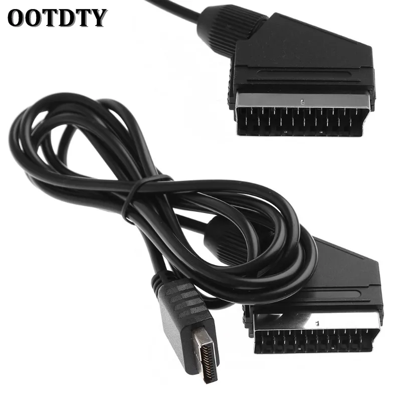 OOTDTY 1 8 м/6 футов RGB Scart кабель AV стерео тв для Playstation PS2 Slim Line игровая консоль |