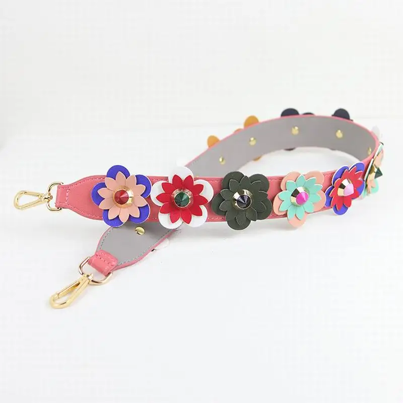 [Clearance] 2018 Strap you Flower Female handbag belt women bag strap pu leather part bolsa accessories Gifts M1650 | Багаж и сумки