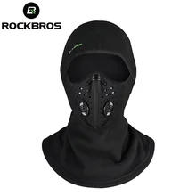 ROCKBROS тепловой Лыжный ветрозащитный шарф шапки Теплый Сноуборд Air маска для лица зимние мотоциклетные Велоспорт щит нагрудник шапки
