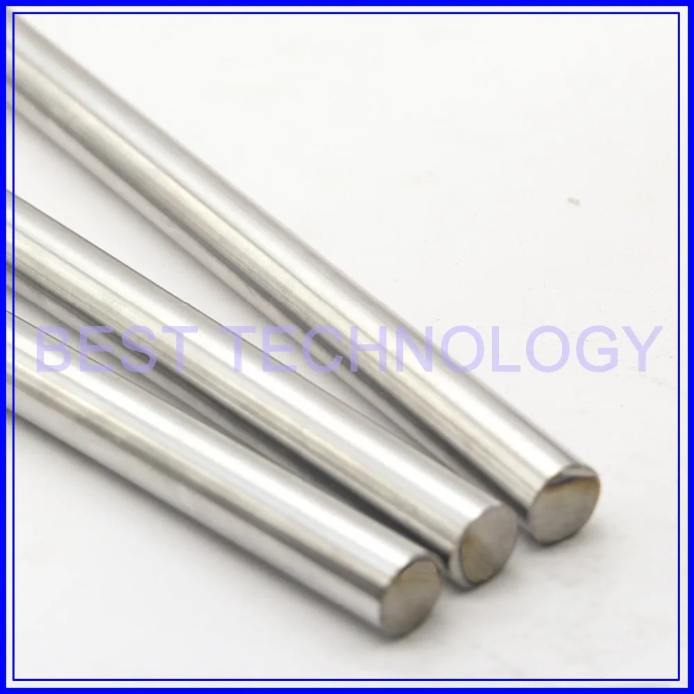 Хромированный цилиндрический линейный рельс круглый стержень ВАЛ линейного