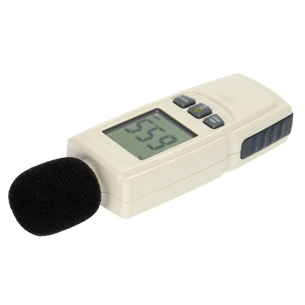 Best price Mini LCD Digital Sound Level Meter Noise Volume Measuring 30-130dB White | Инструменты