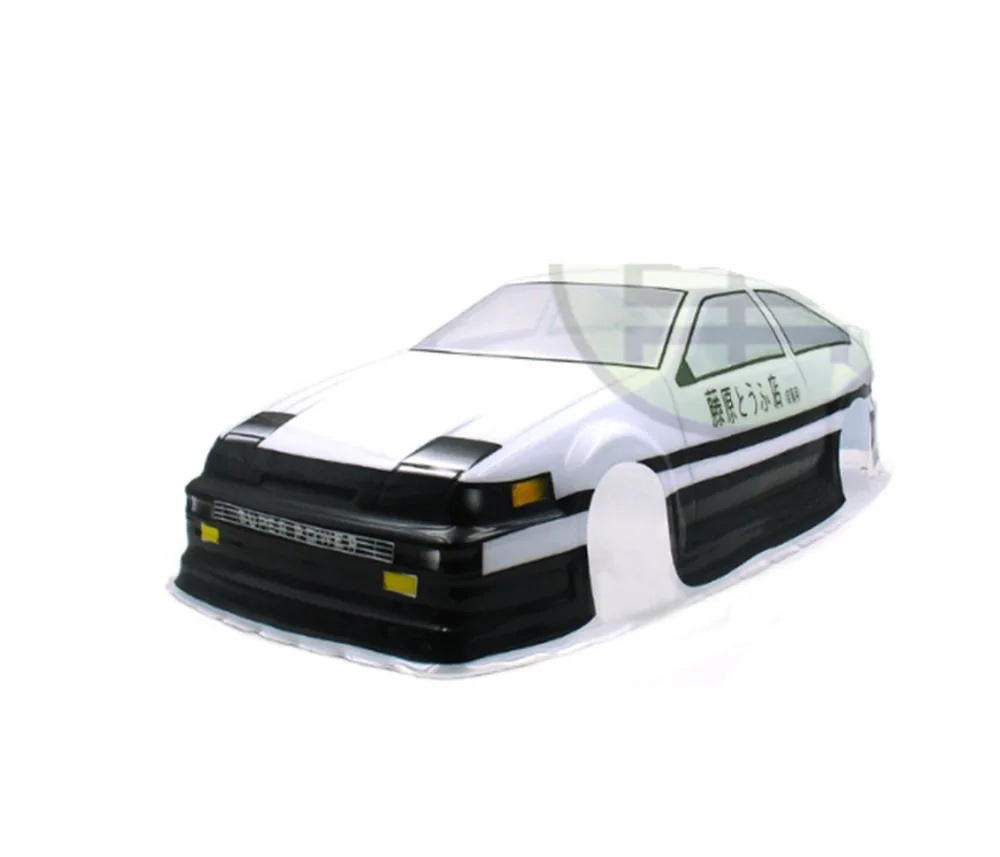 1/10 по дороге ПВХ Toyotaa AE86 начальный корпус D ширина 195 мм передняя и задняя колесная
