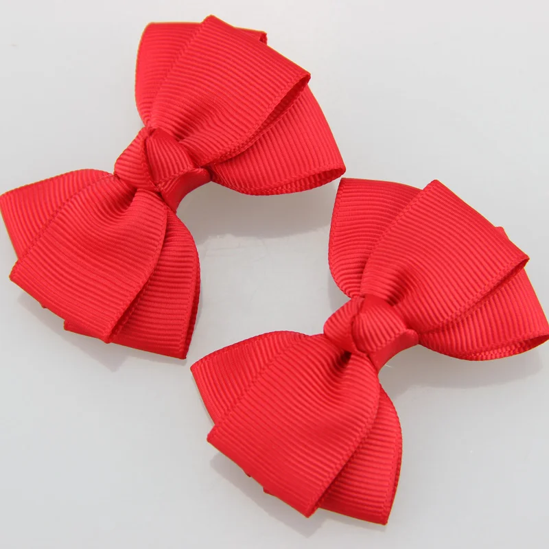 5 пар/лот Сури луки дети Головные уборы Луки Заколки для волос маленьких Обувь