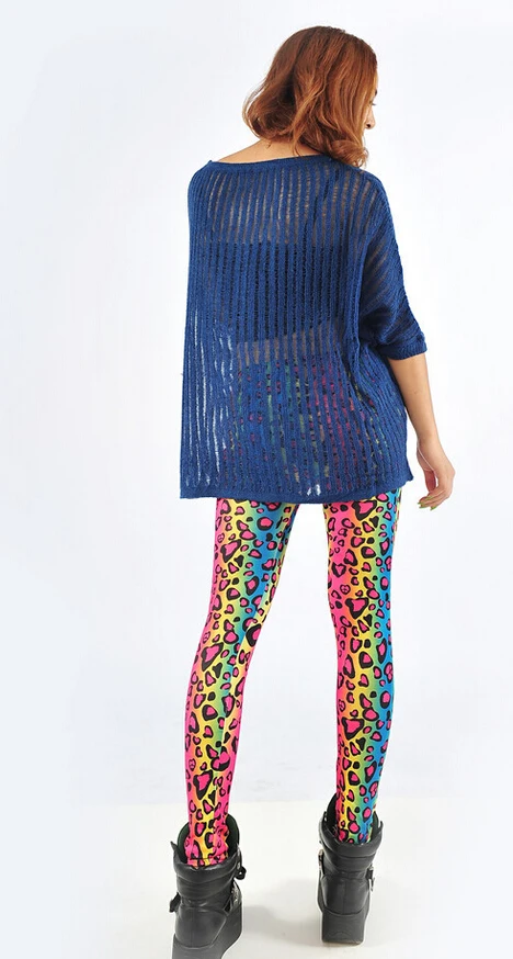 2019 новый дизайн леопардовые разноцветные леггинсы с принтом Зебры Женские