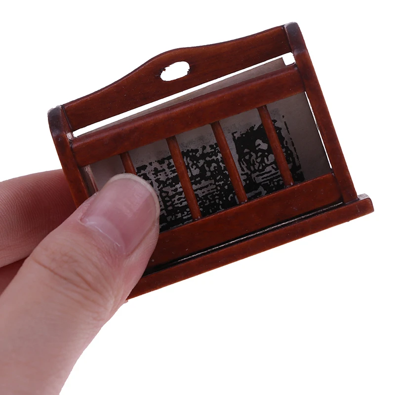 Деревянный Diy 1:12 мебель книжная полка детская игрушка миниатюрный стул миниатюрный кукольный домик мебель аксессуары