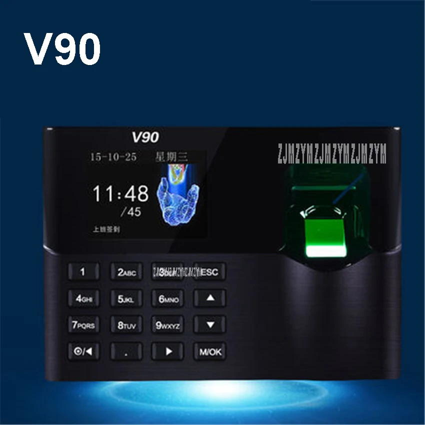 Машина по отпечаткам пальцев для работы с отпечатком пальца V90|punch card machine|fingerprint