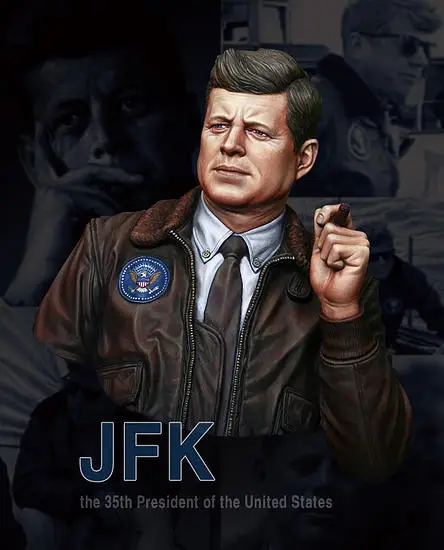 

Новый несобранный 1/10 35-й президент США Джон Ф. Фигурки Кеннеди, модель из смолы, набор из смолы, игрушки «сделай сам», неокрашенные наборы