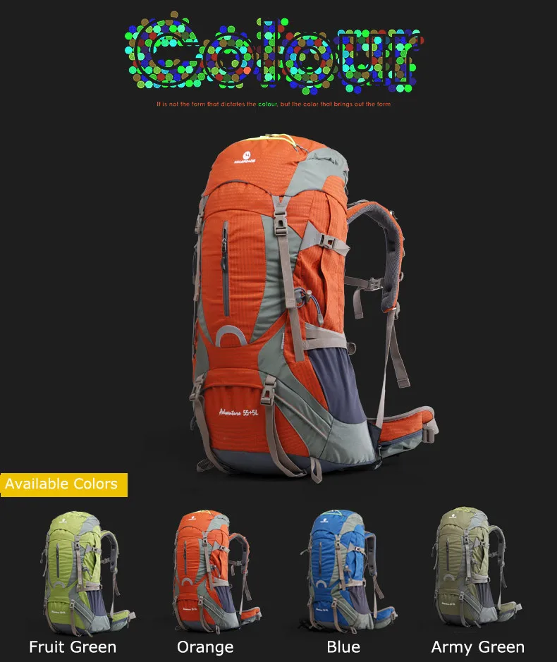 Maleroads 50L 60L профессиональный рюкзак для альпинизма, походная сумка для путешествий, походный рюкзак для мужчин и женщин